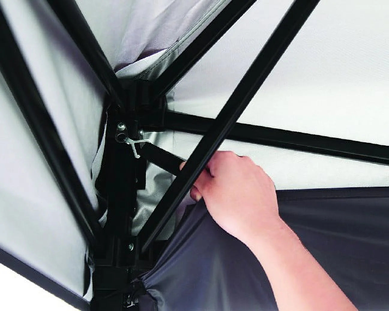 Sun Wall for 10' X 10' Straight Leg Canopy for Camping (Accessory Only), Dark Grey