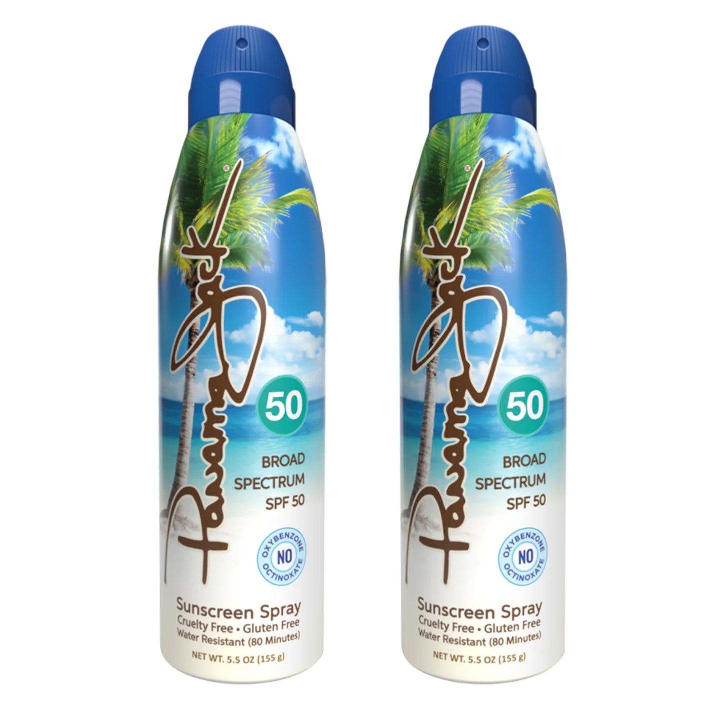 Continuous Spray Sunscreen - SPF 50, Broad Spectrum UVA/UVB Protection, PABA, Paraben, Gluten & Cruelty Free, Water Resistant (80 Minutes), 5.5 OZ (Pack of 1)